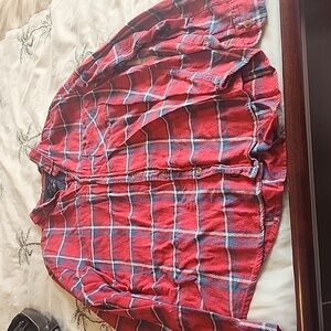 Red plaid flannel